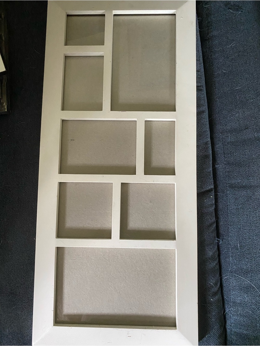 Neutral Multi-Opening Photo Frame Wall Panel - White